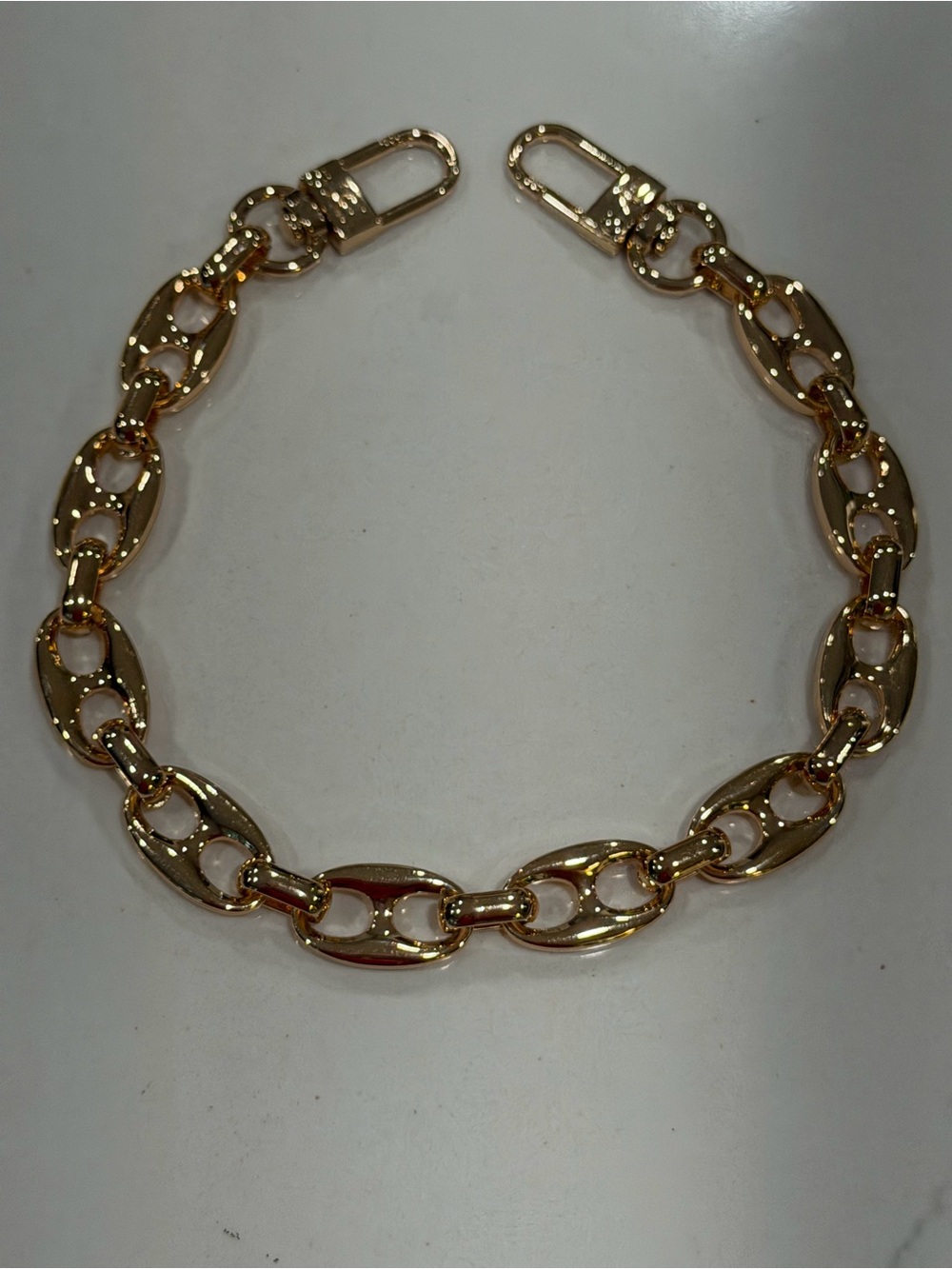 CAEP Gold Tone Chain Phone Wristlet Strap
